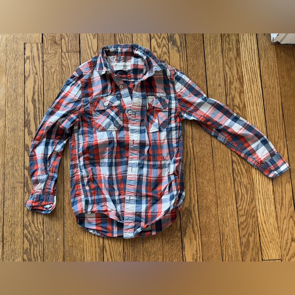 Tucker + Tate Plaid Button Down Shirt - Size 7-8
